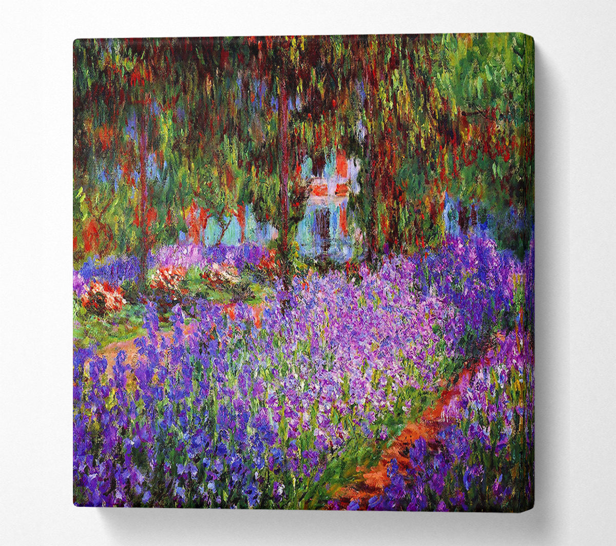 Monet Garden In Giverny Canvas Art