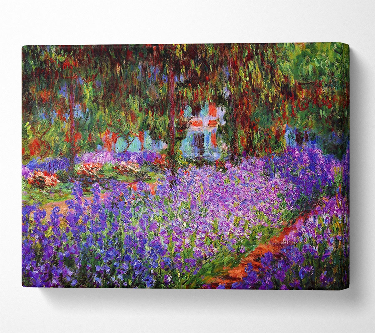 Monet Garden In Giverny Canvas Art