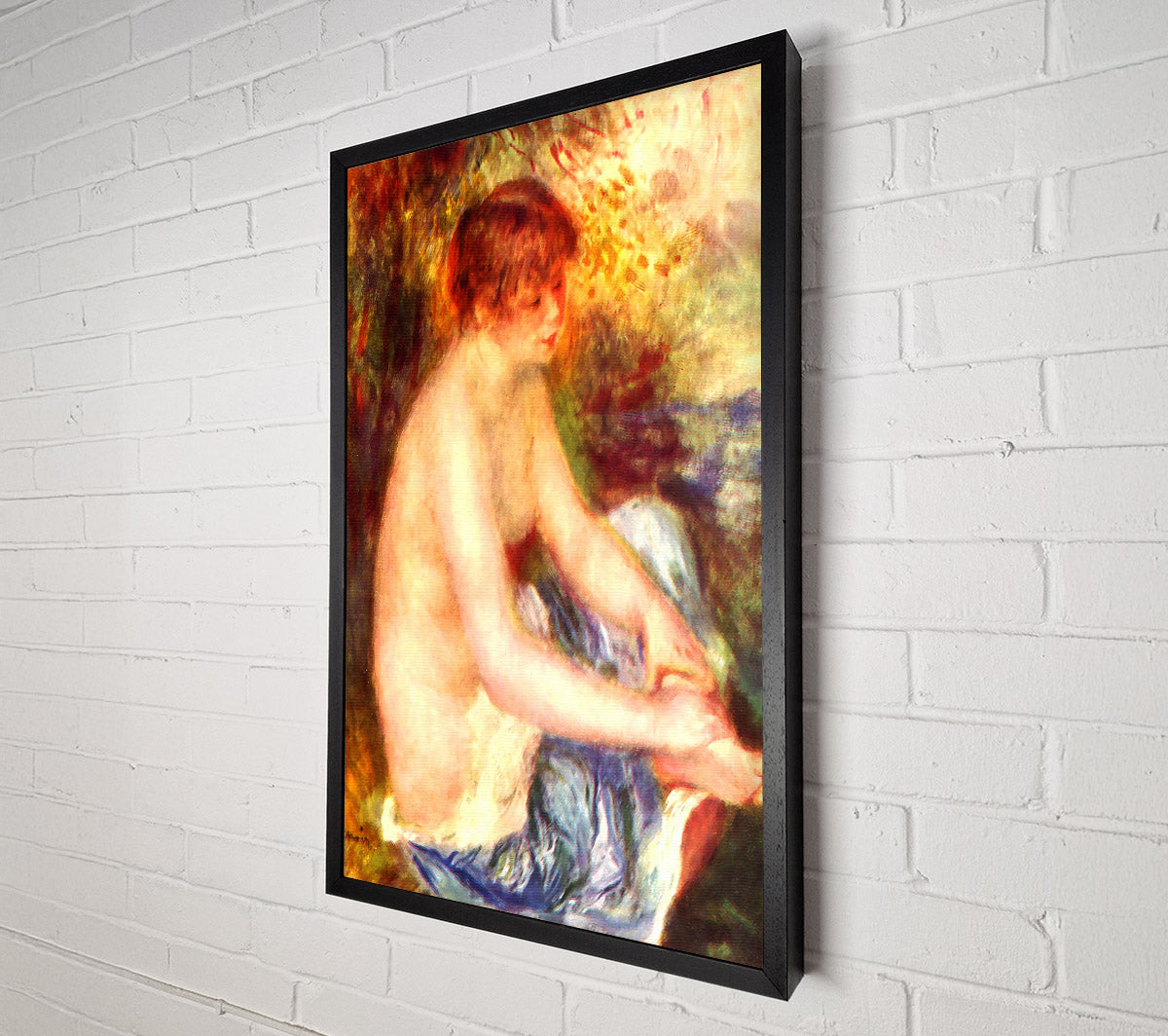 Renoir Nude In Blue Canvas Wall Art