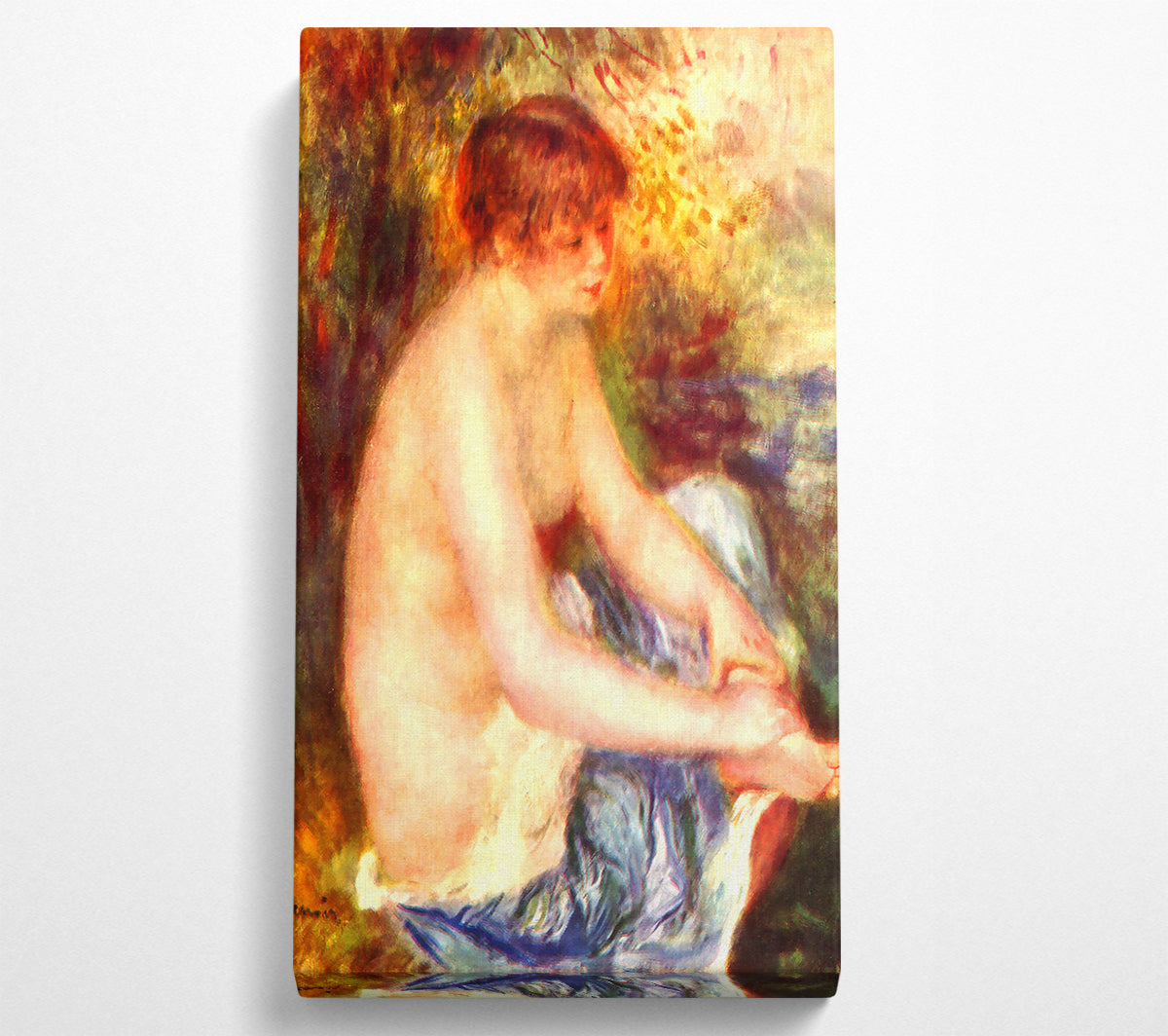 Renoir Nude In Blue Canvas Wall Art