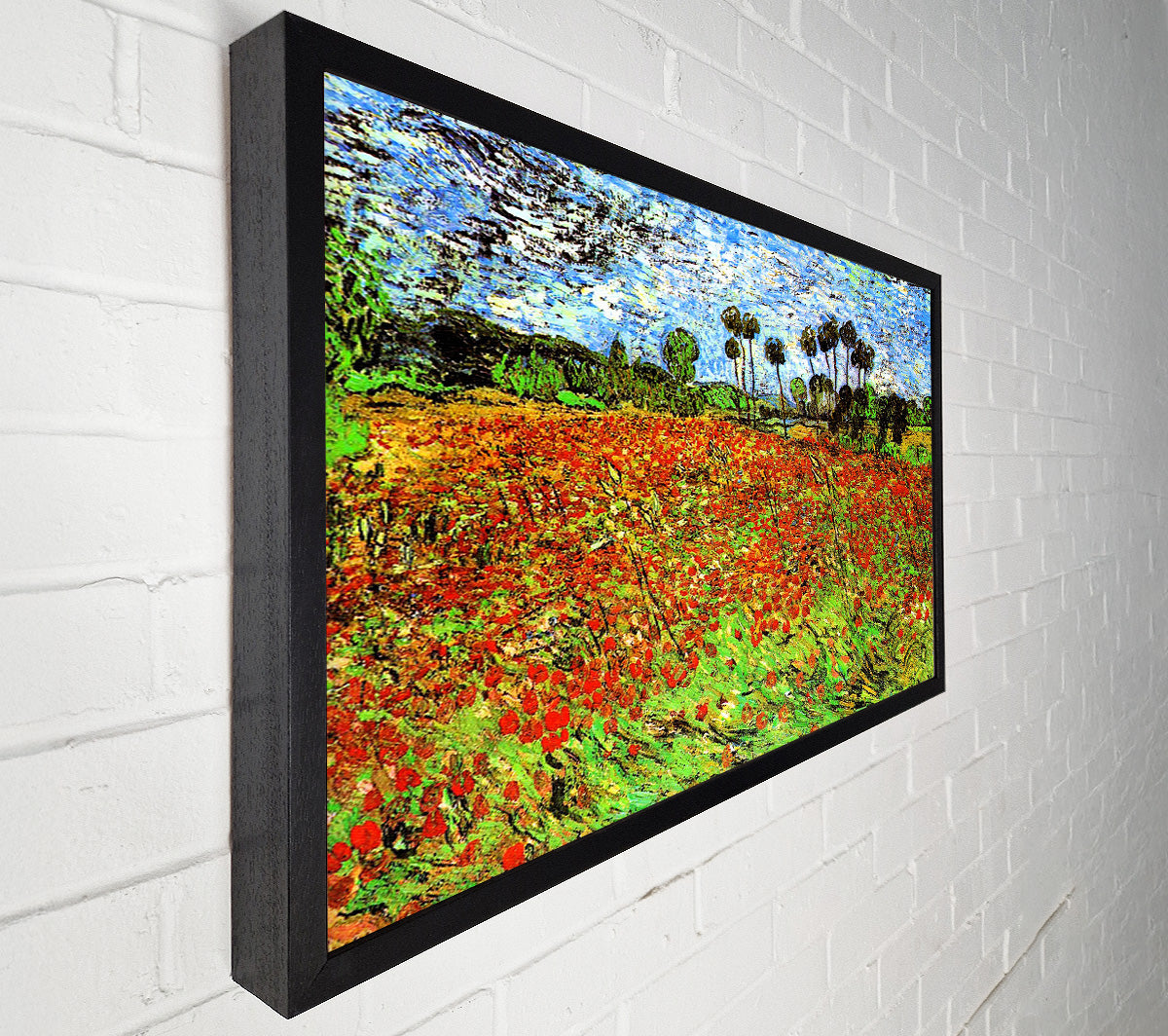 Van Gogh Poppy Fields Canvas Wall Art