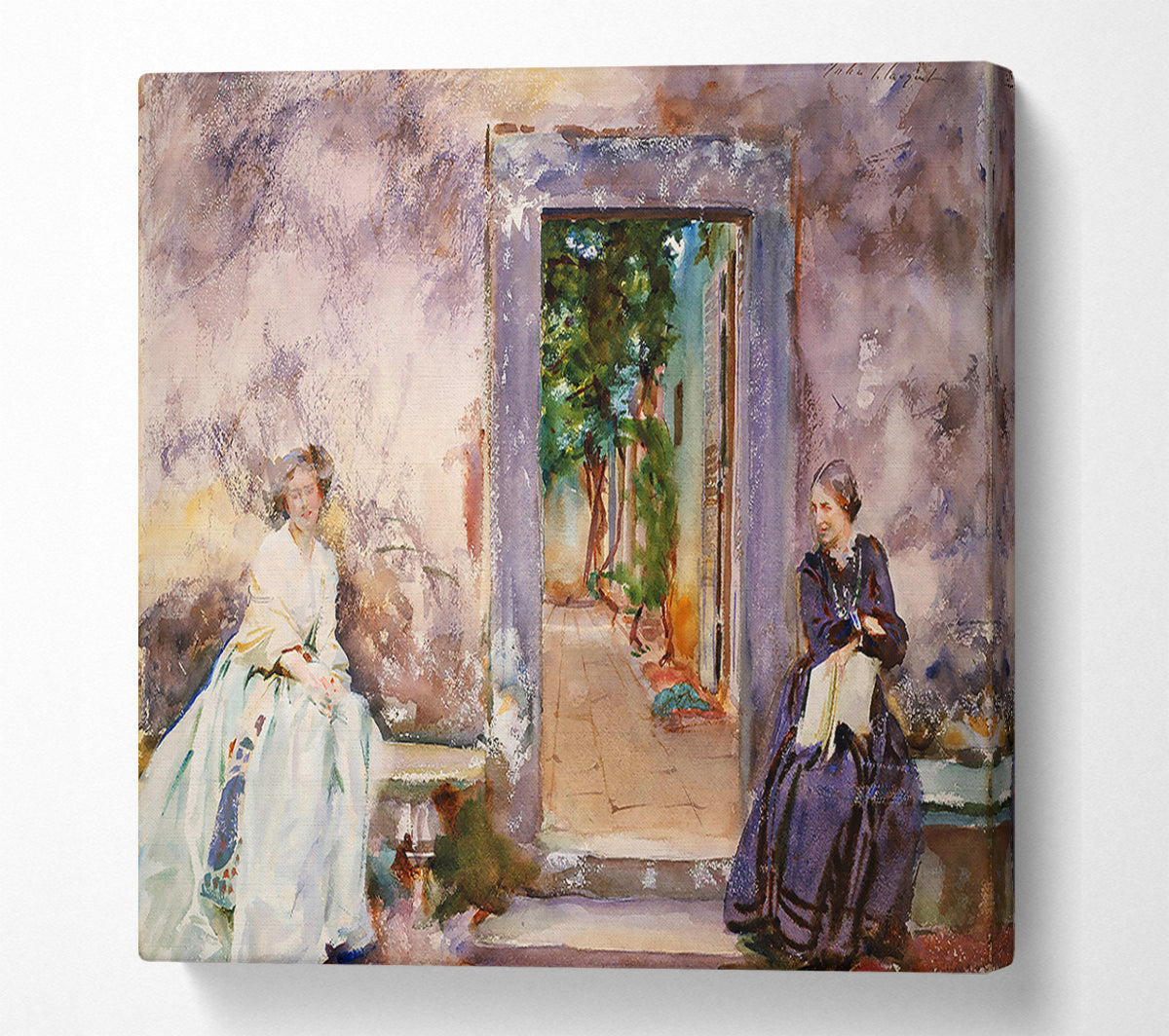 John Singer Sargent The Garden Wall Canvas Wall Art