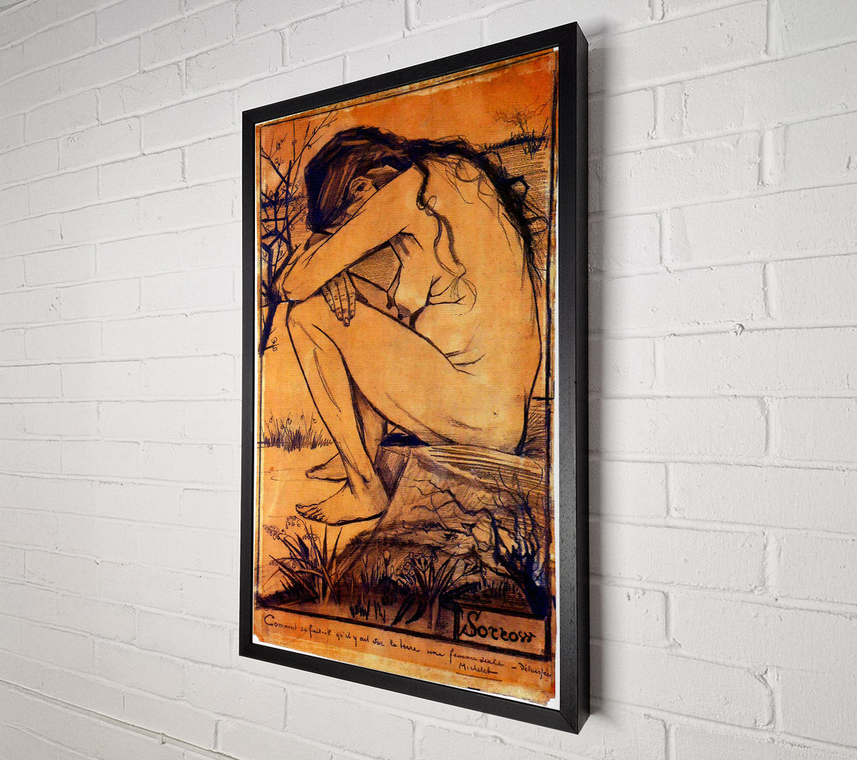 Van Gogh Sorrow 1 Canvas Wall Art