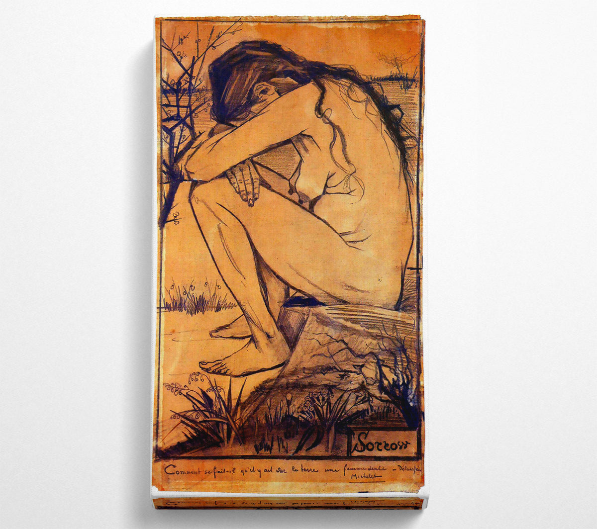 Van Gogh Sorrow 1 Canvas Wall Art