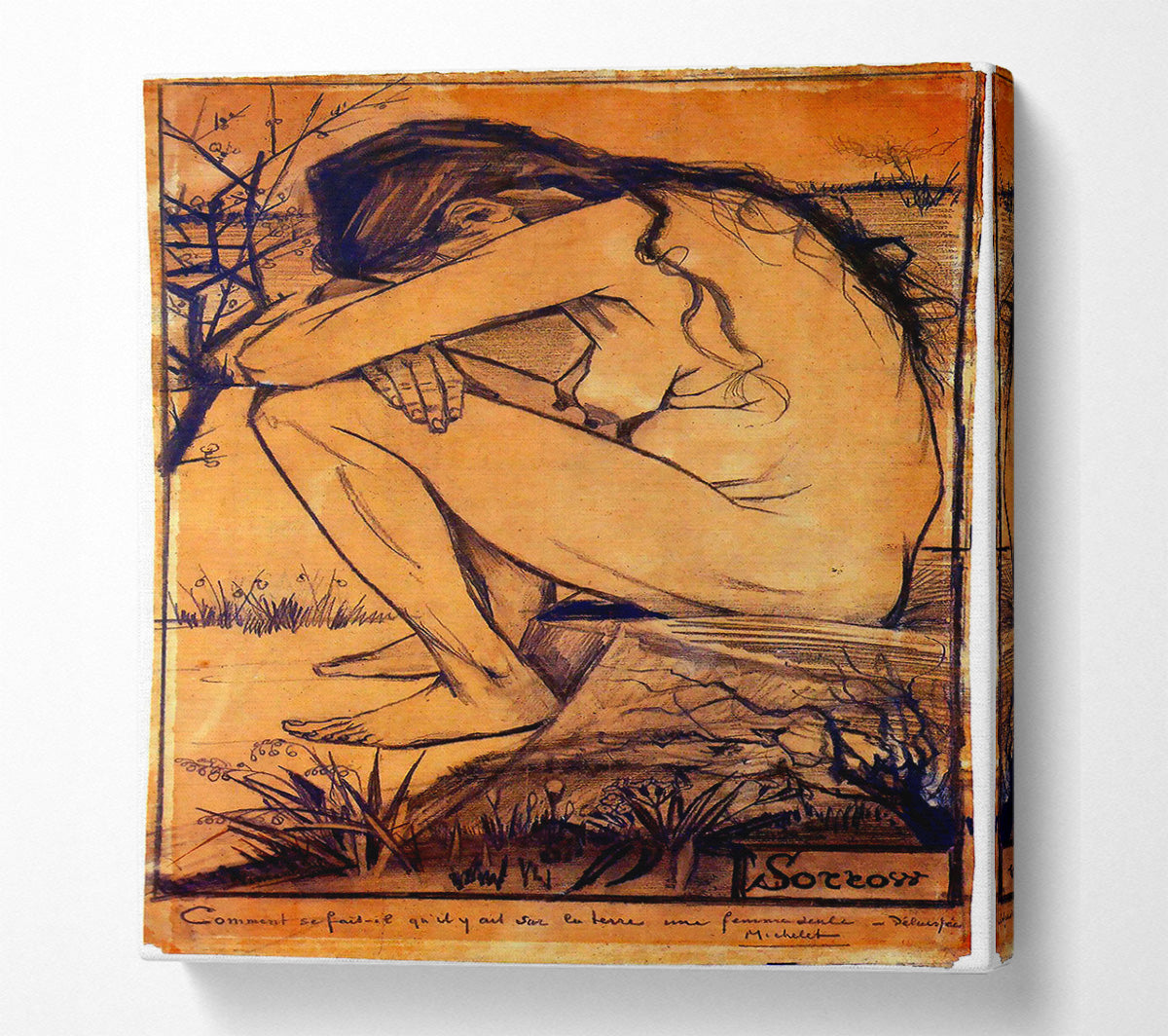 Van Gogh Sorrow 1 Canvas Wall Art