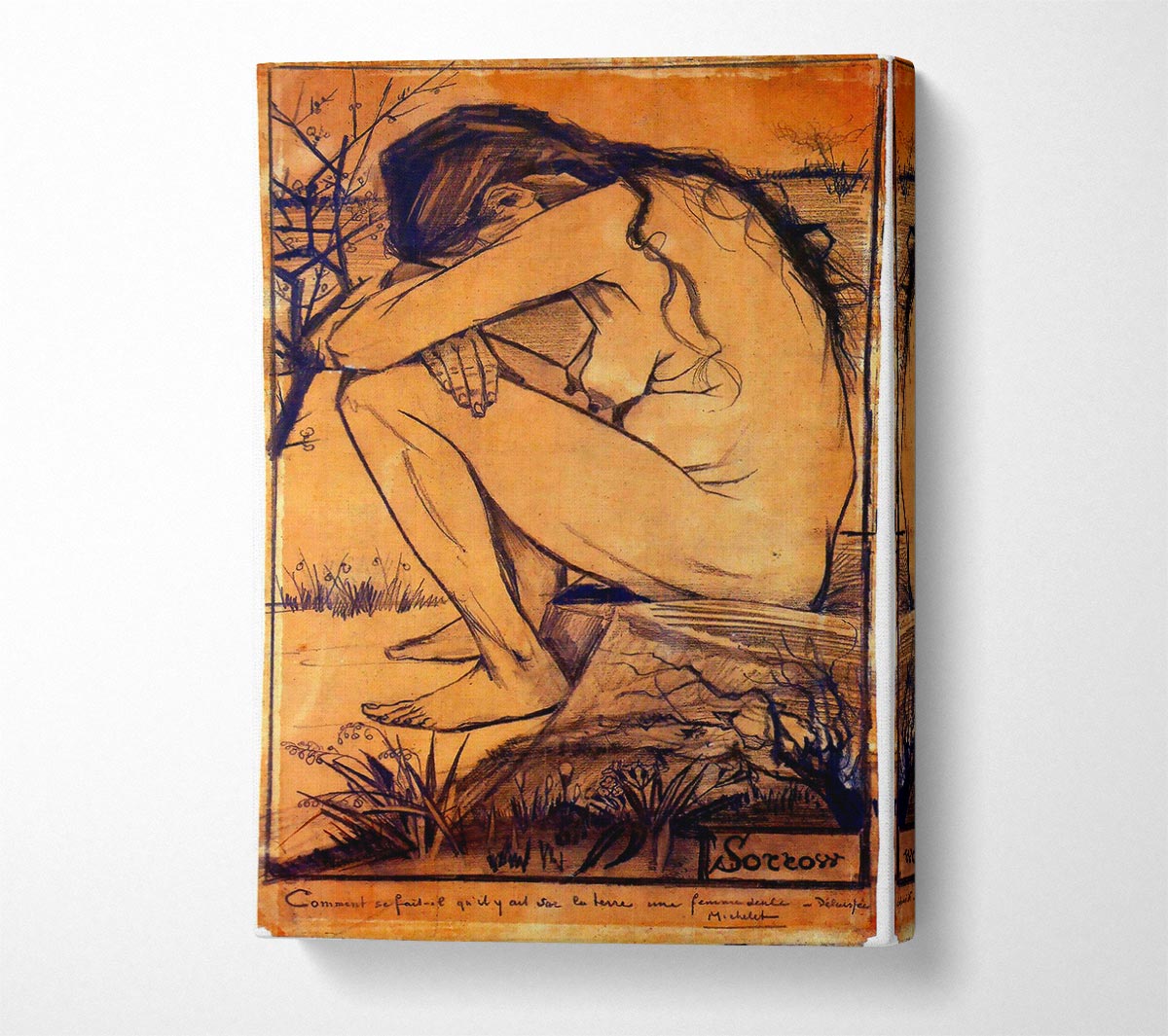 Van Gogh Sorrow 1 Canvas Wall Art