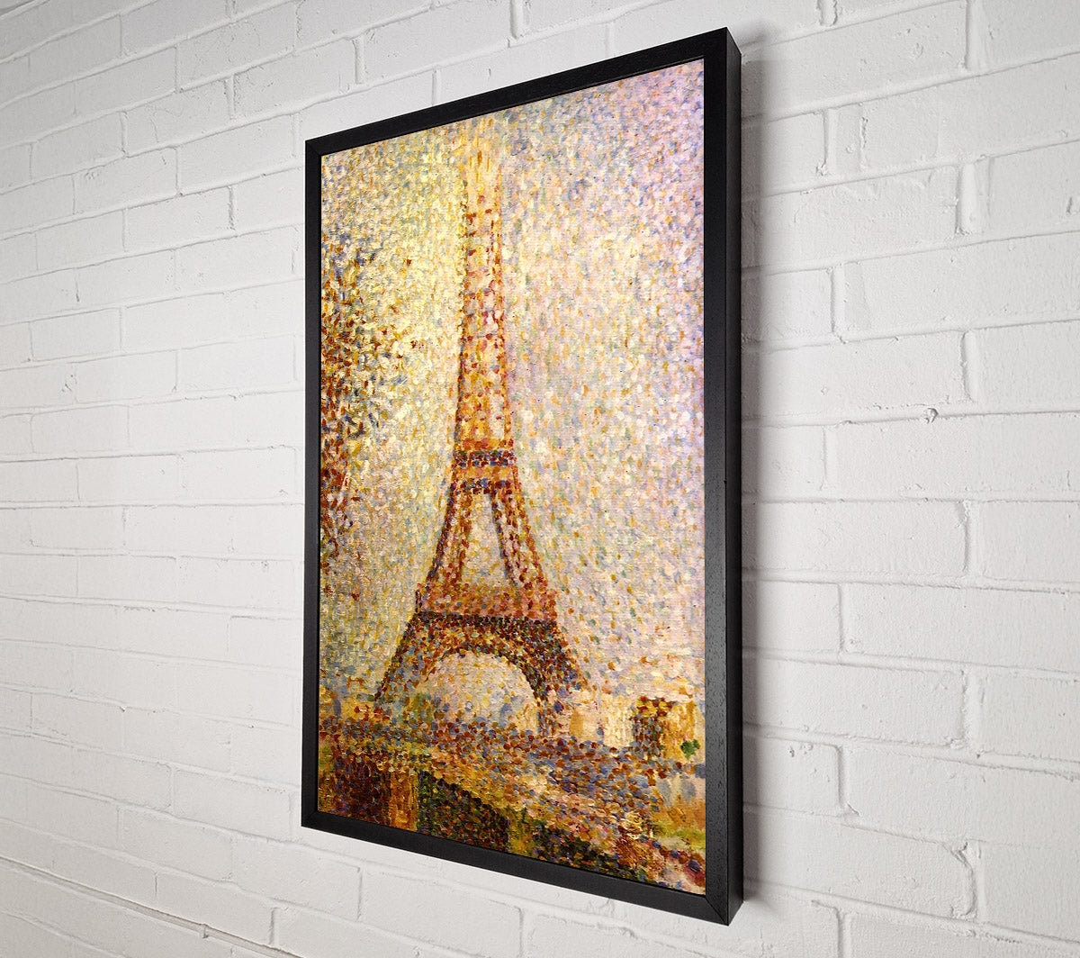 Seurat The Eiffel Tower Canvas Wall Art