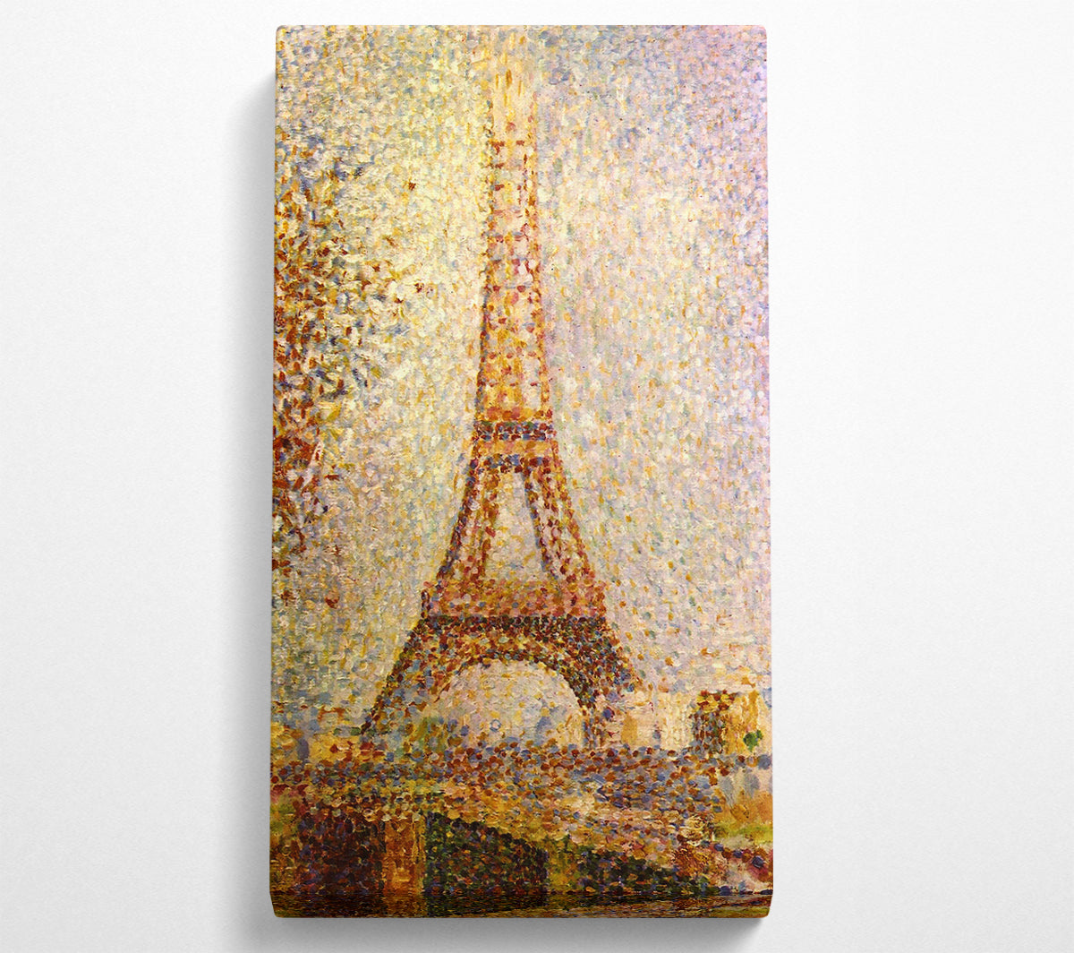 Seurat The Eiffel Tower Canvas Wall Art