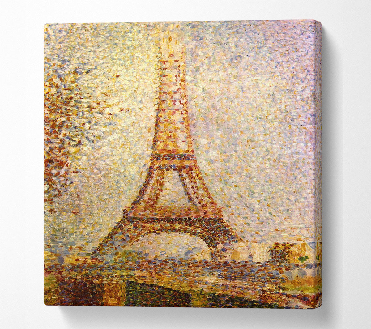 Seurat The Eiffel Tower Canvas Wall Art