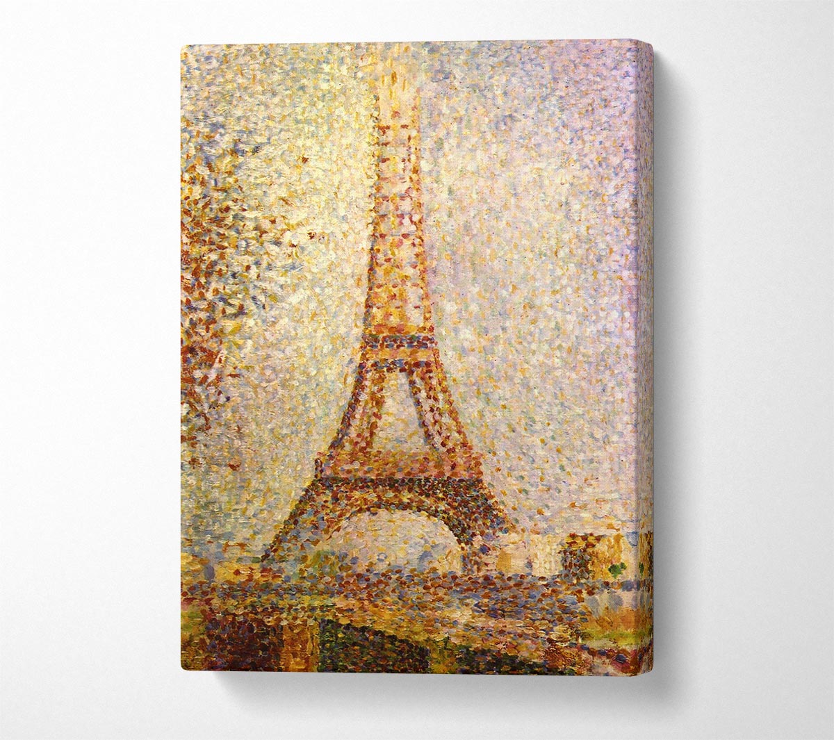 Seurat The Eiffel Tower Canvas Wall Art