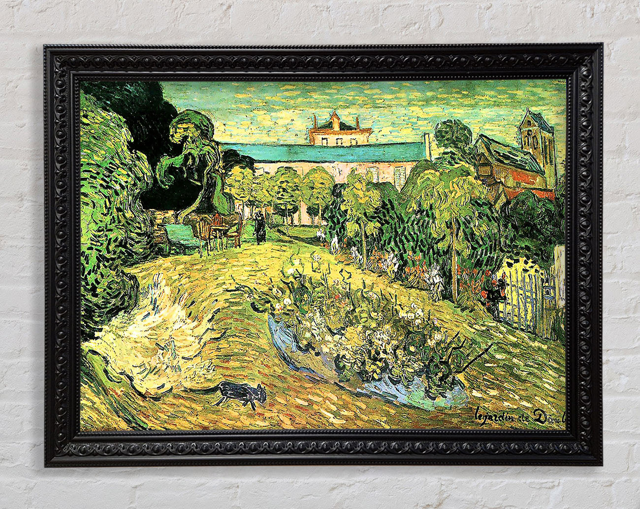 Van Gogh The Garden Of Daubigny Framed Print