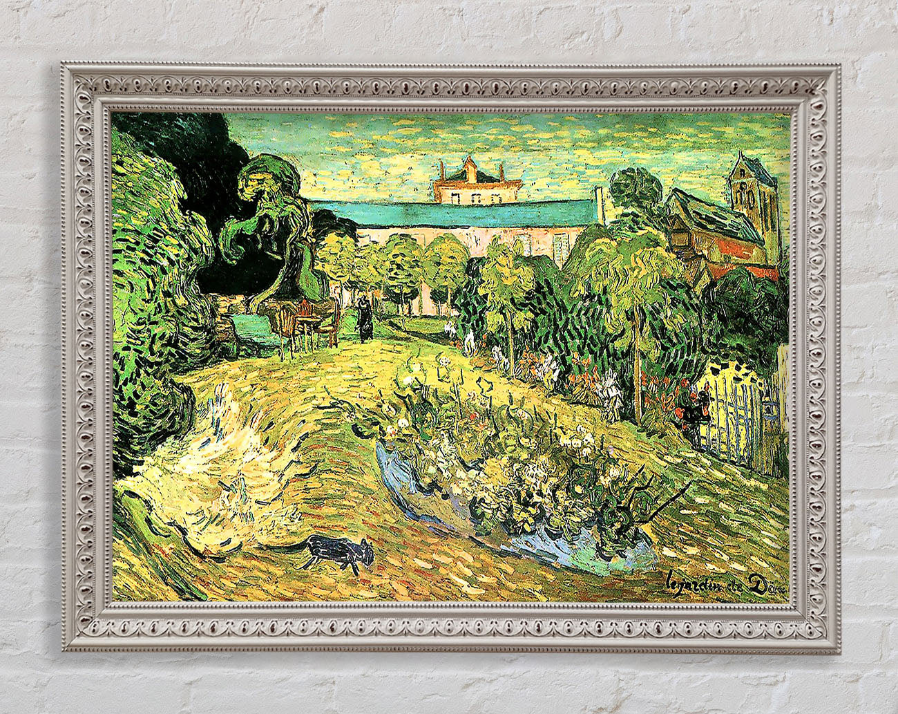 Van Gogh The Garden Of Daubigny Framed Print