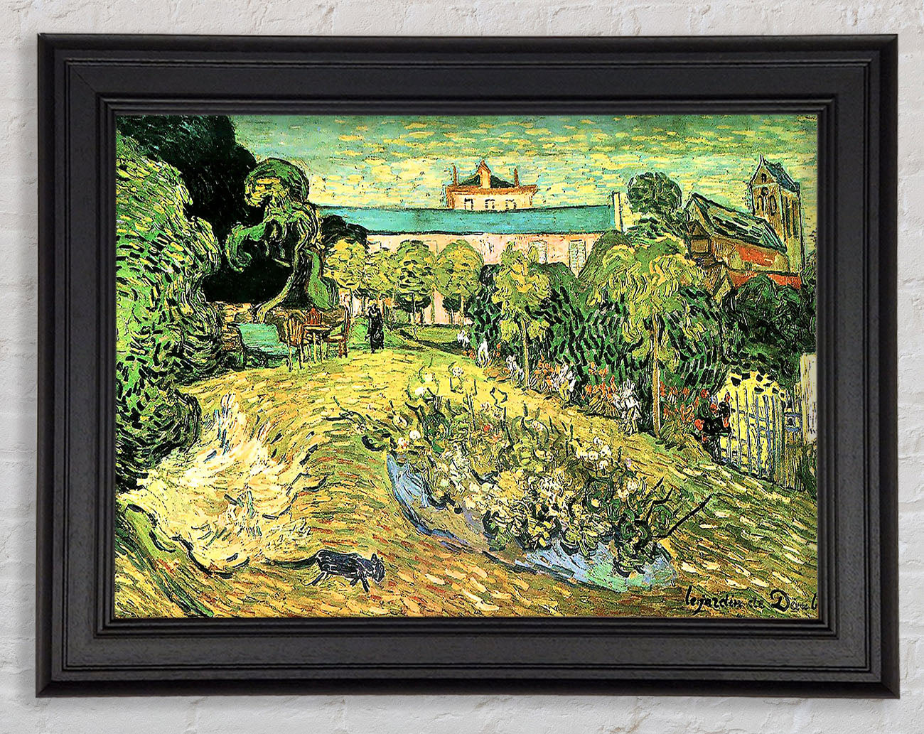 Van Gogh The Garden Of Daubigny Framed Print