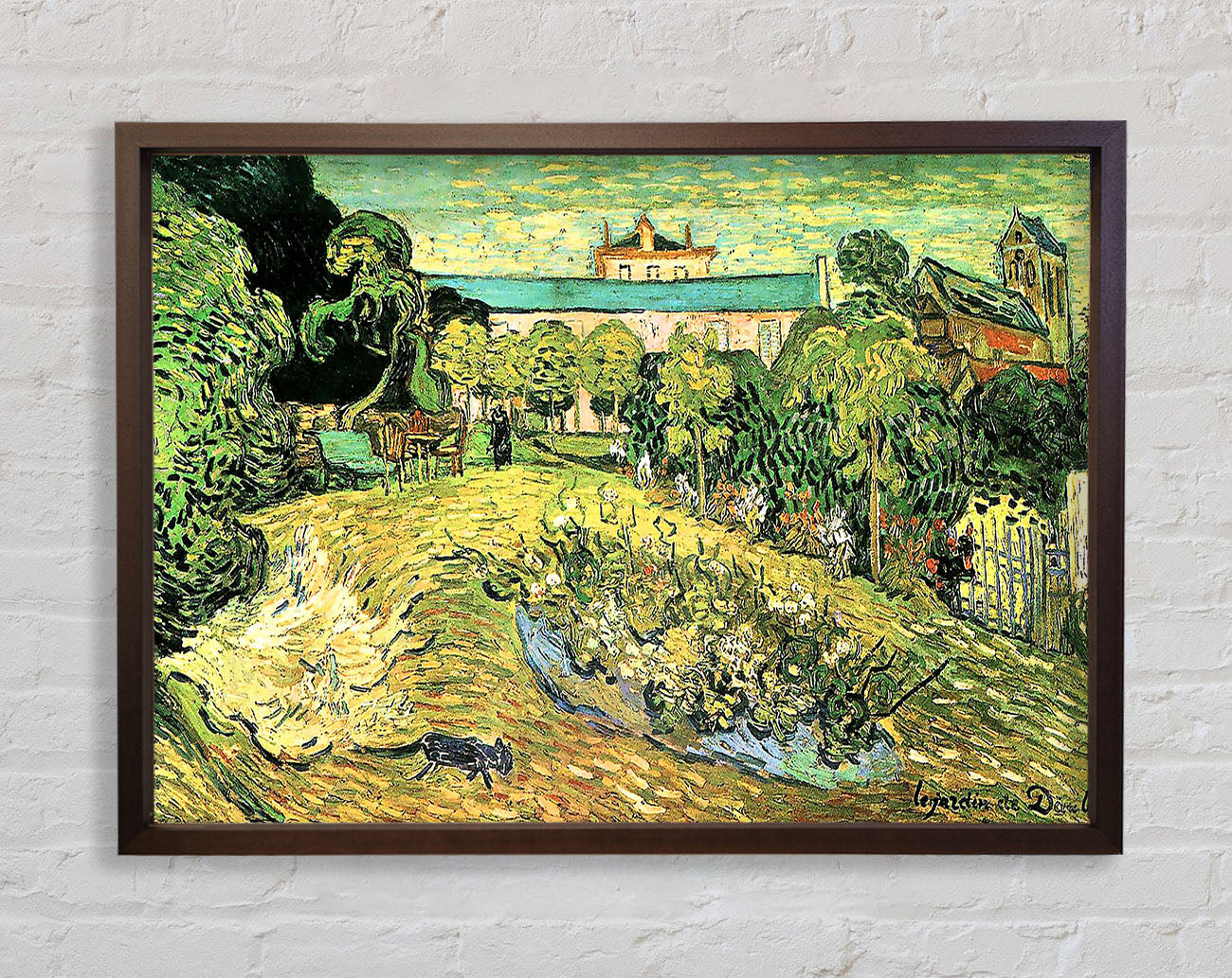 Van Gogh The Garden Of Daubigny Framed Print
