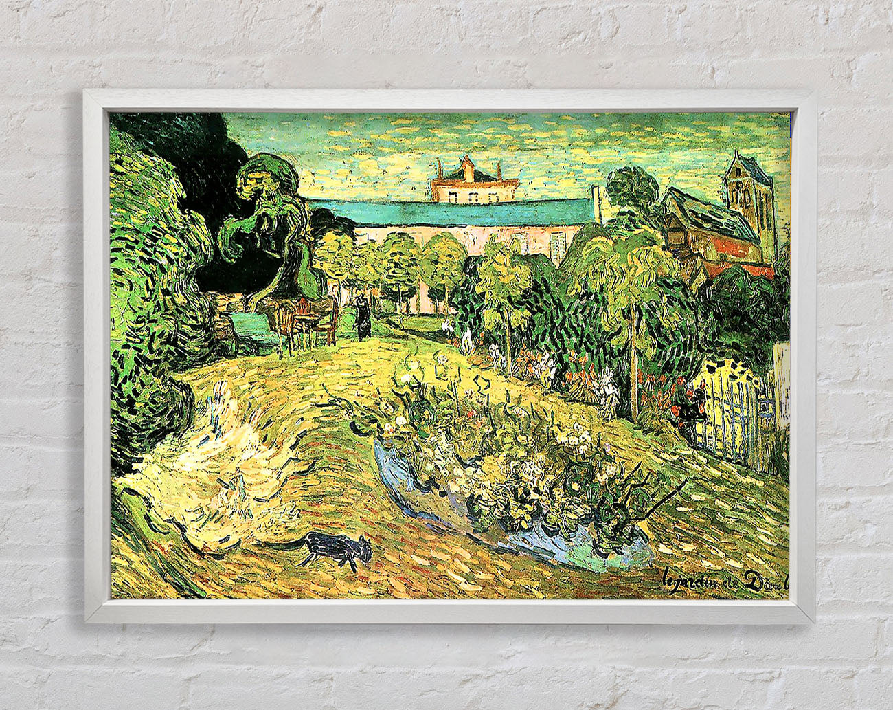 Van Gogh The Garden Of Daubigny Framed Print