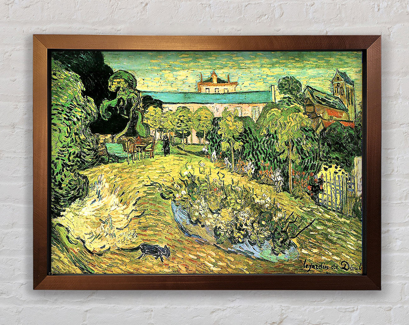 Van Gogh The Garden Of Daubigny Framed Print