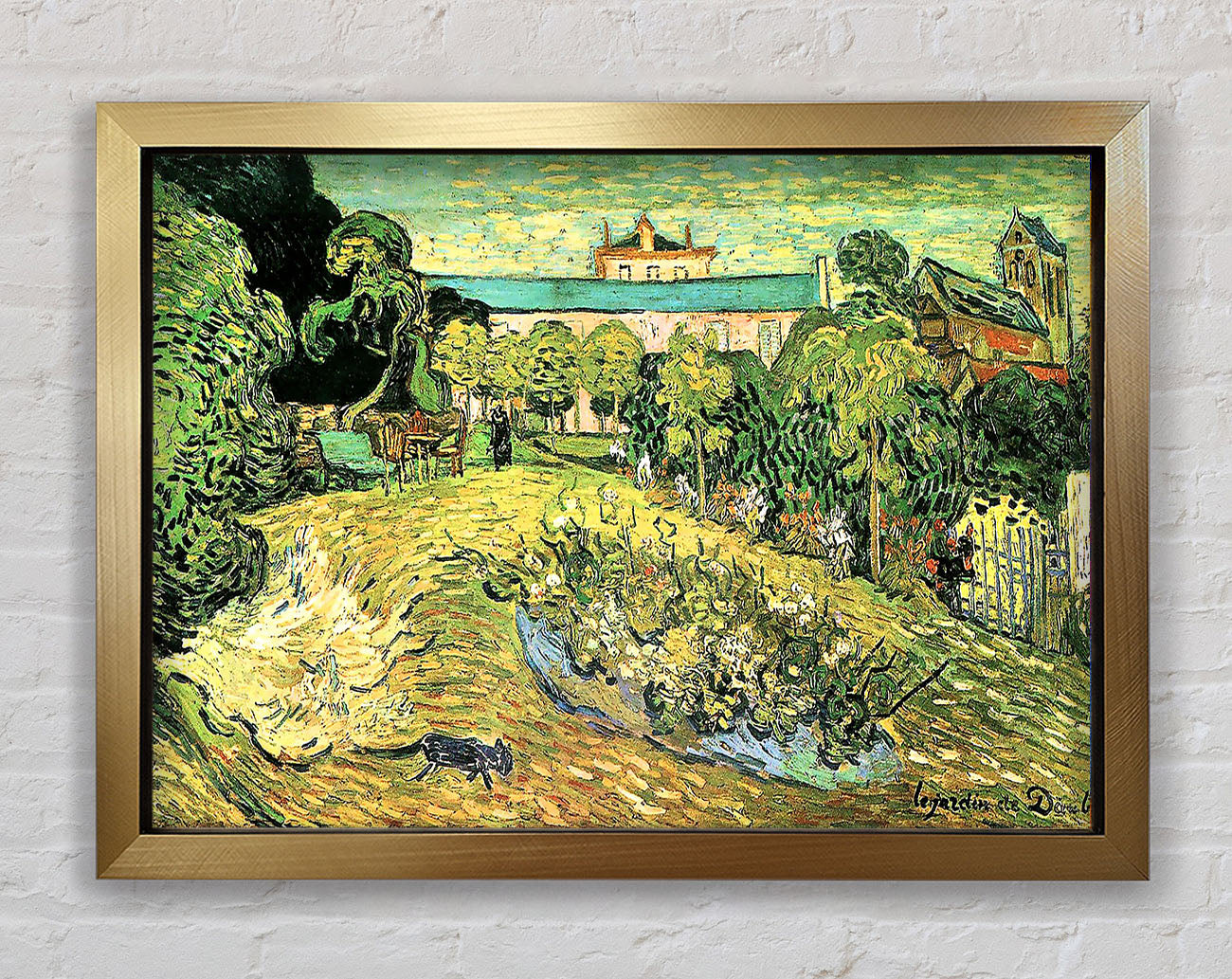 Van Gogh The Garden Of Daubigny Framed Print