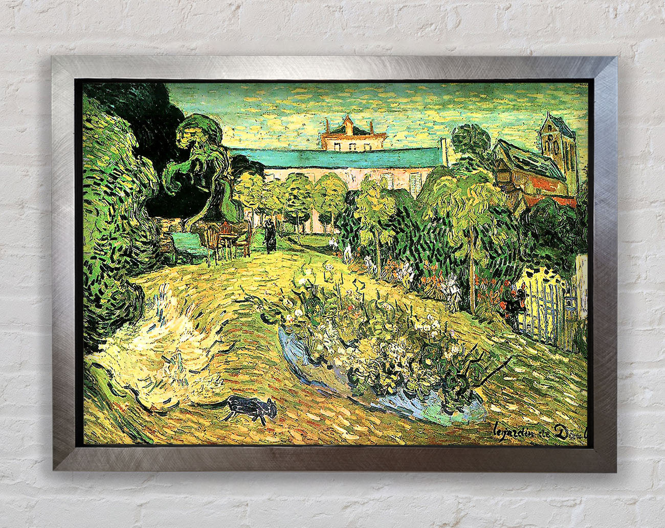 Van Gogh The Garden Of Daubigny Framed Print