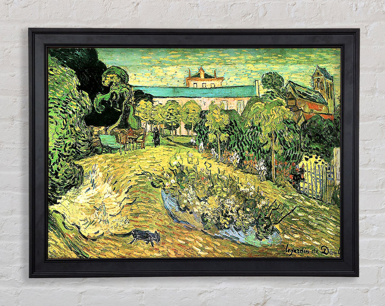 Van Gogh The Garden Of Daubigny Framed Print