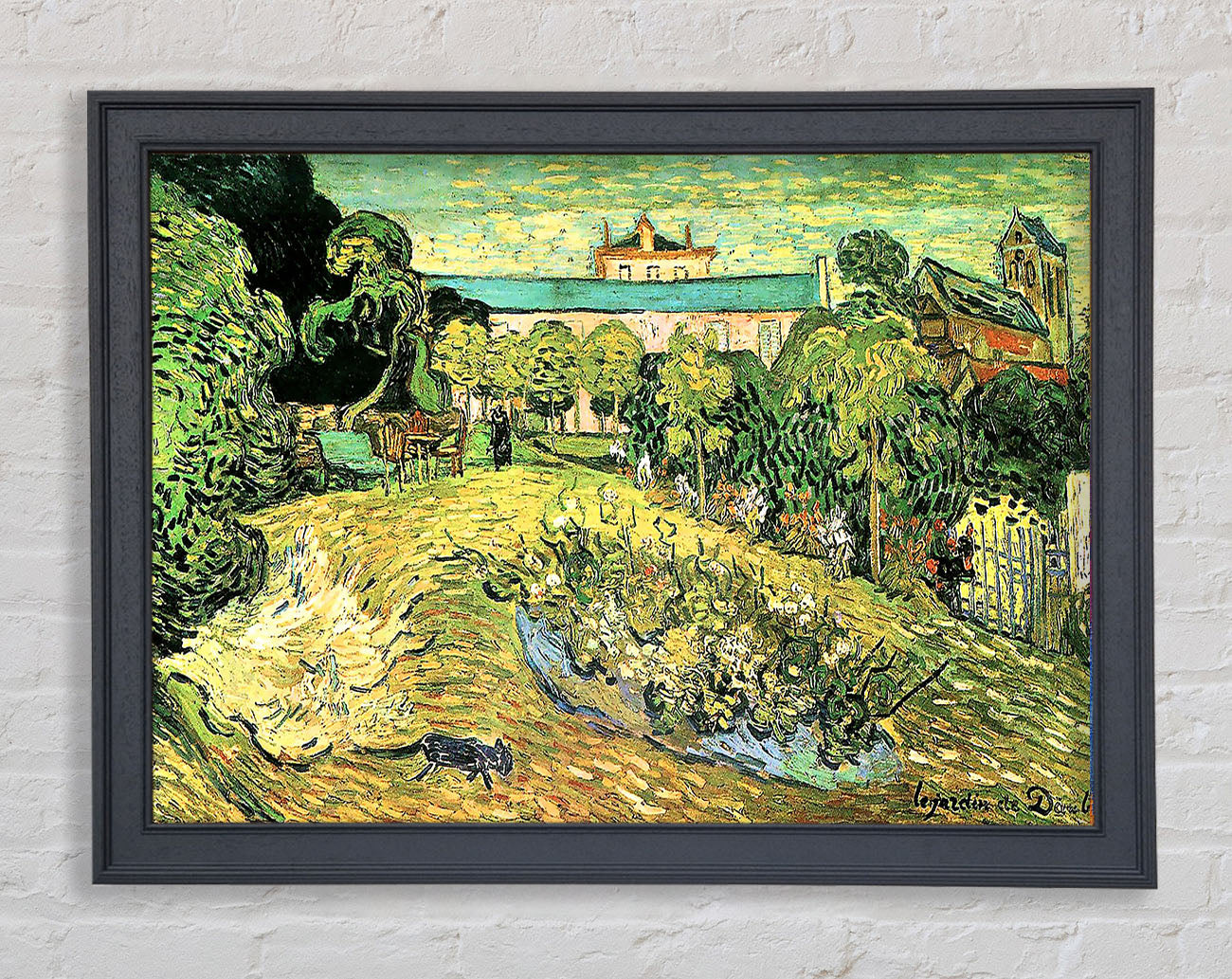 Van Gogh The Garden Of Daubigny Framed Print