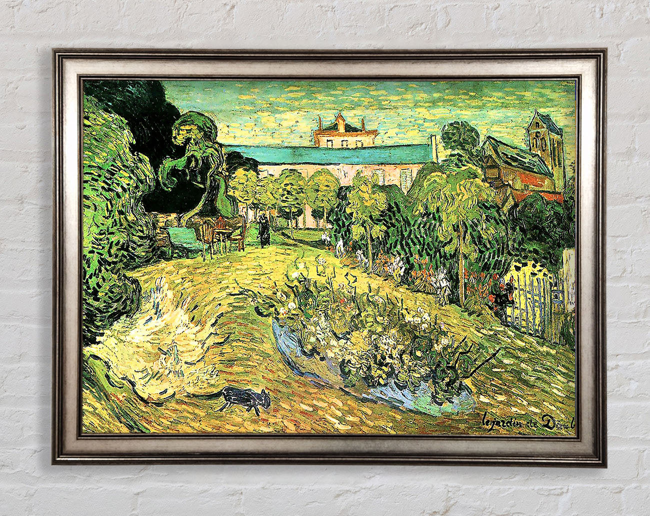 Van Gogh The Garden Of Daubigny Framed Print