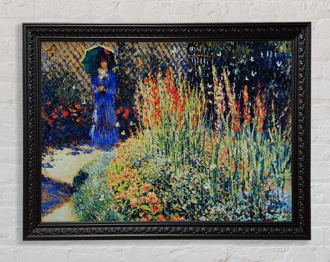 Van Gogh The Peasant Wifes Garden Framed Print