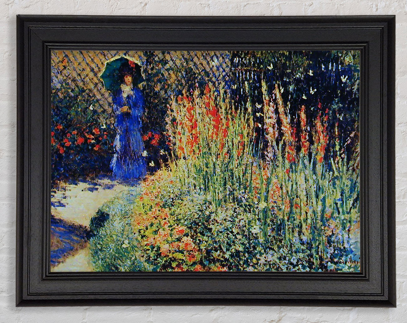 Van Gogh The Peasant Wifes Garden Framed Print