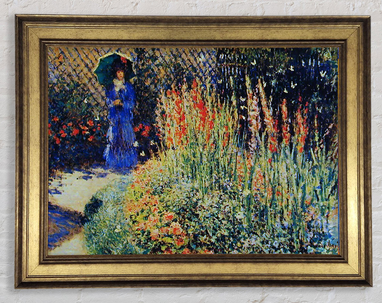 Van Gogh The Peasant Wifes Garden Framed Print
