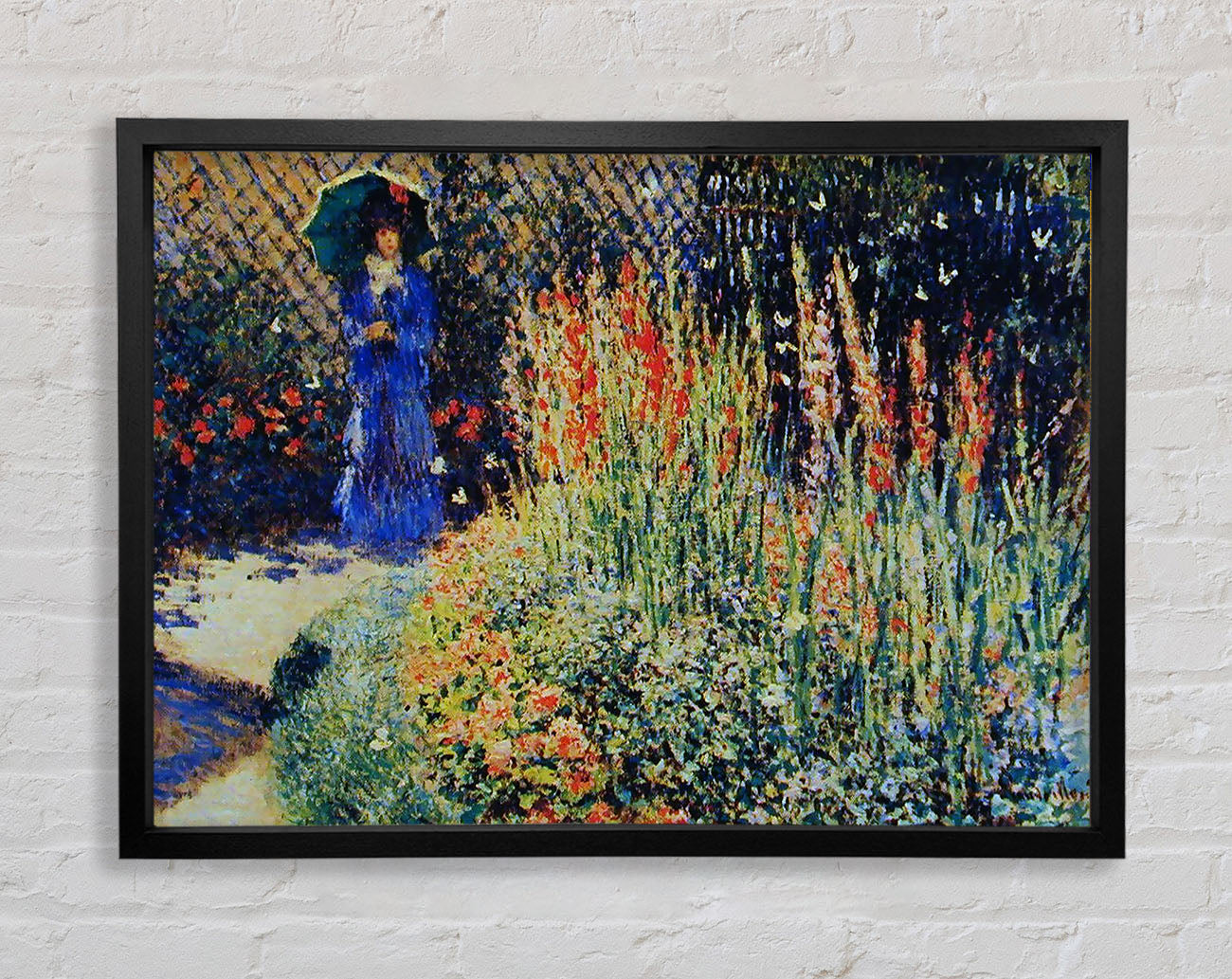 Van Gogh The Peasant Wifes Garden Framed Print