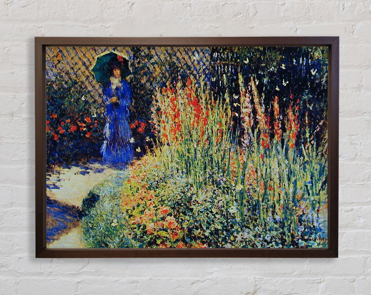 Van Gogh The Peasant Wifes Garden Framed Print