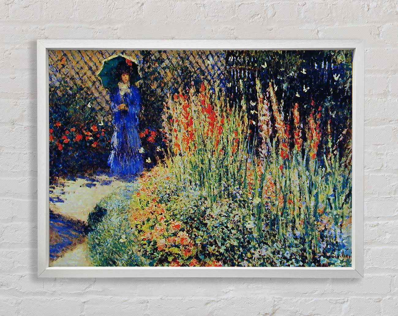 Van Gogh The Peasant Wifes Garden Framed Print
