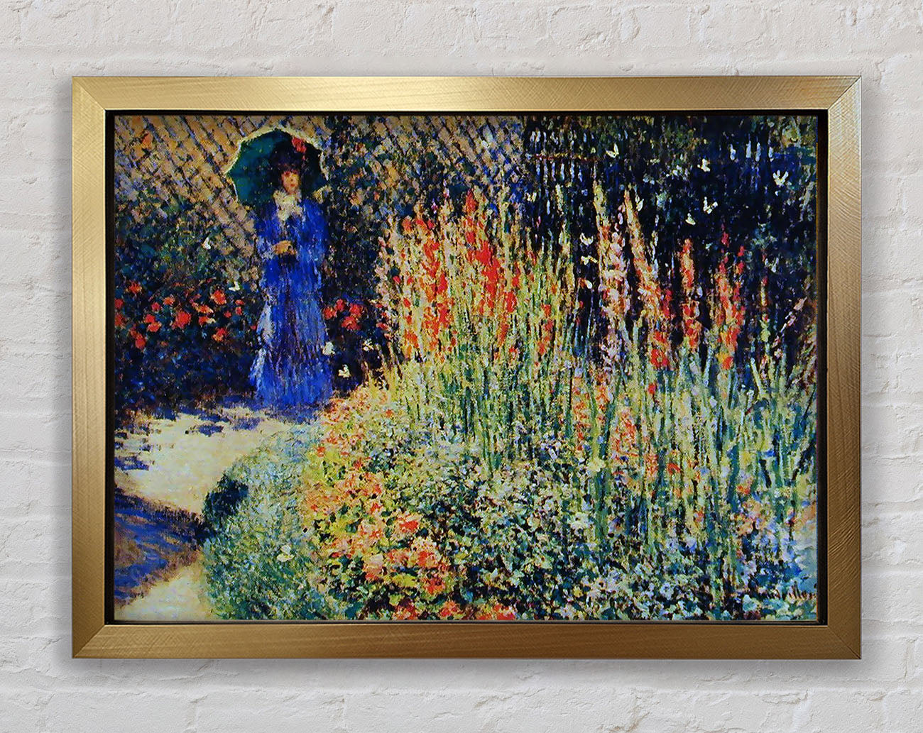 Van Gogh The Peasant Wifes Garden Framed Print