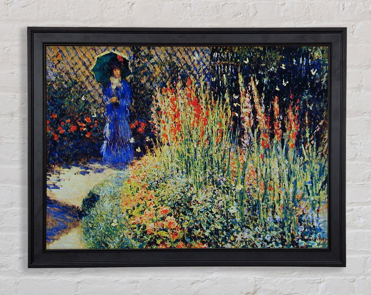 Van Gogh The Peasant Wifes Garden Framed Print