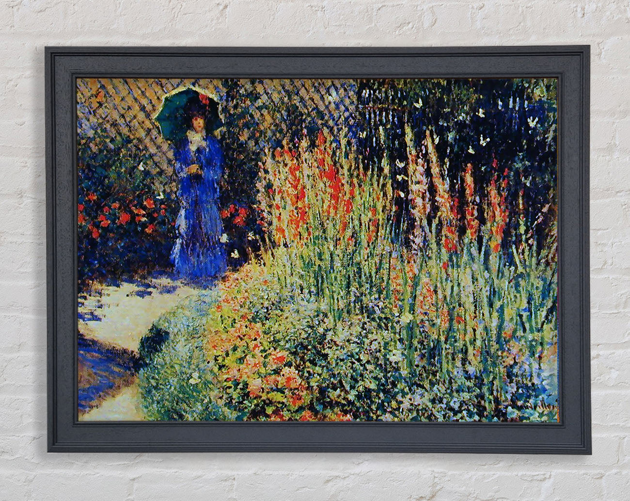 Van Gogh The Peasant Wifes Garden Framed Print