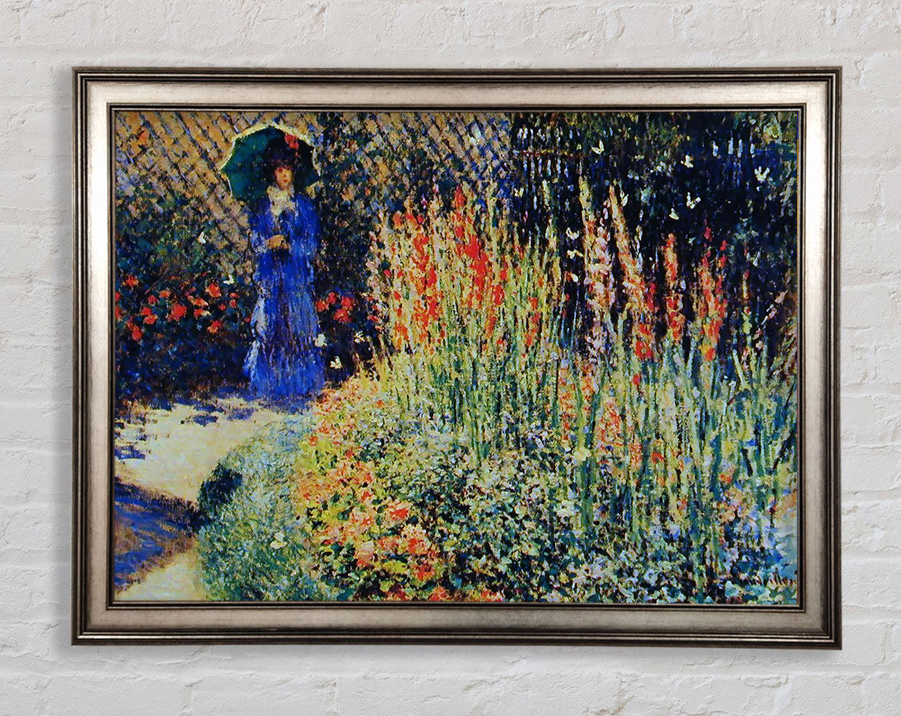 Van Gogh The Peasant Wifes Garden Framed Print