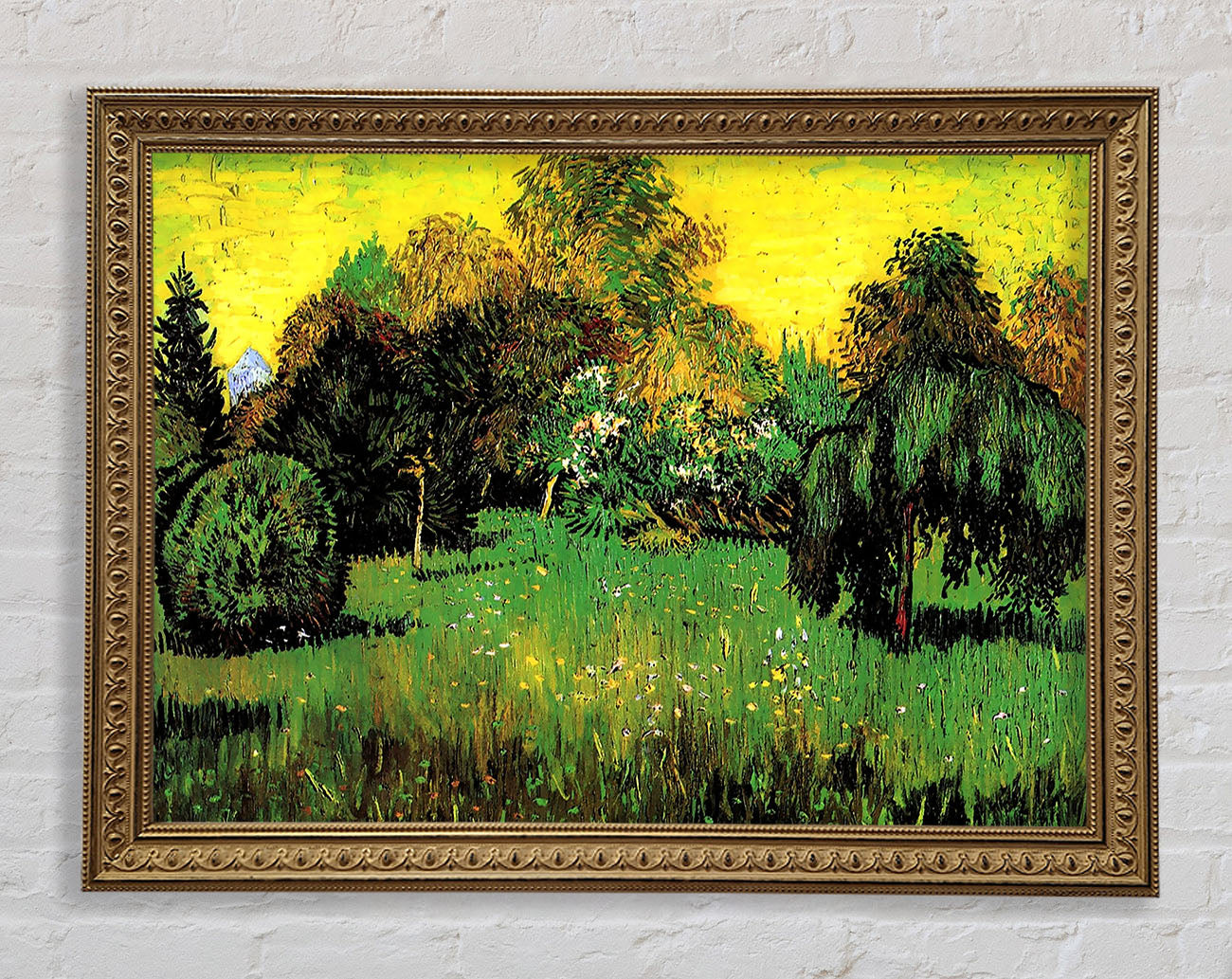 Van Gogh The Poets Garden Framed Print