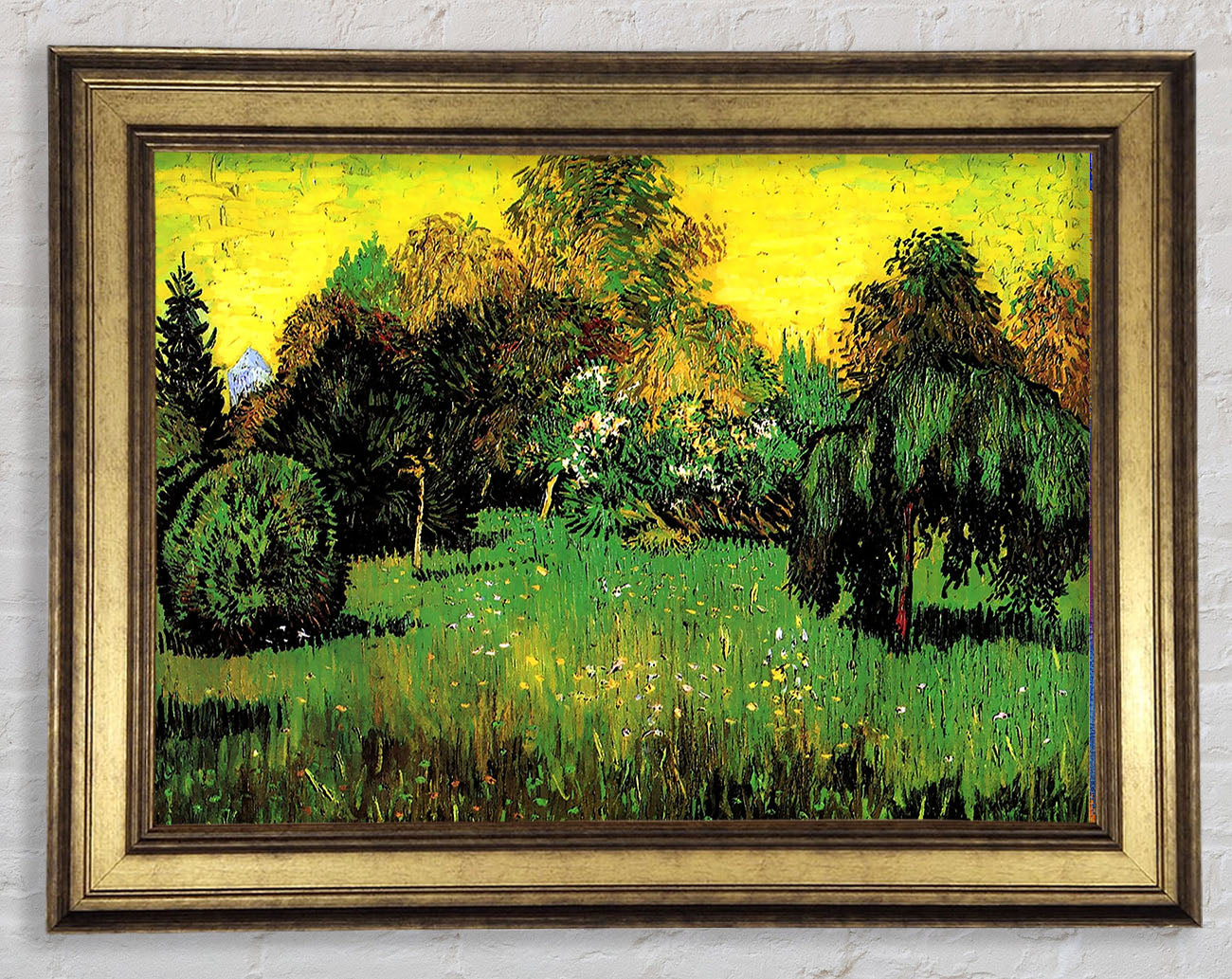 Van Gogh The Poets Garden Framed Print