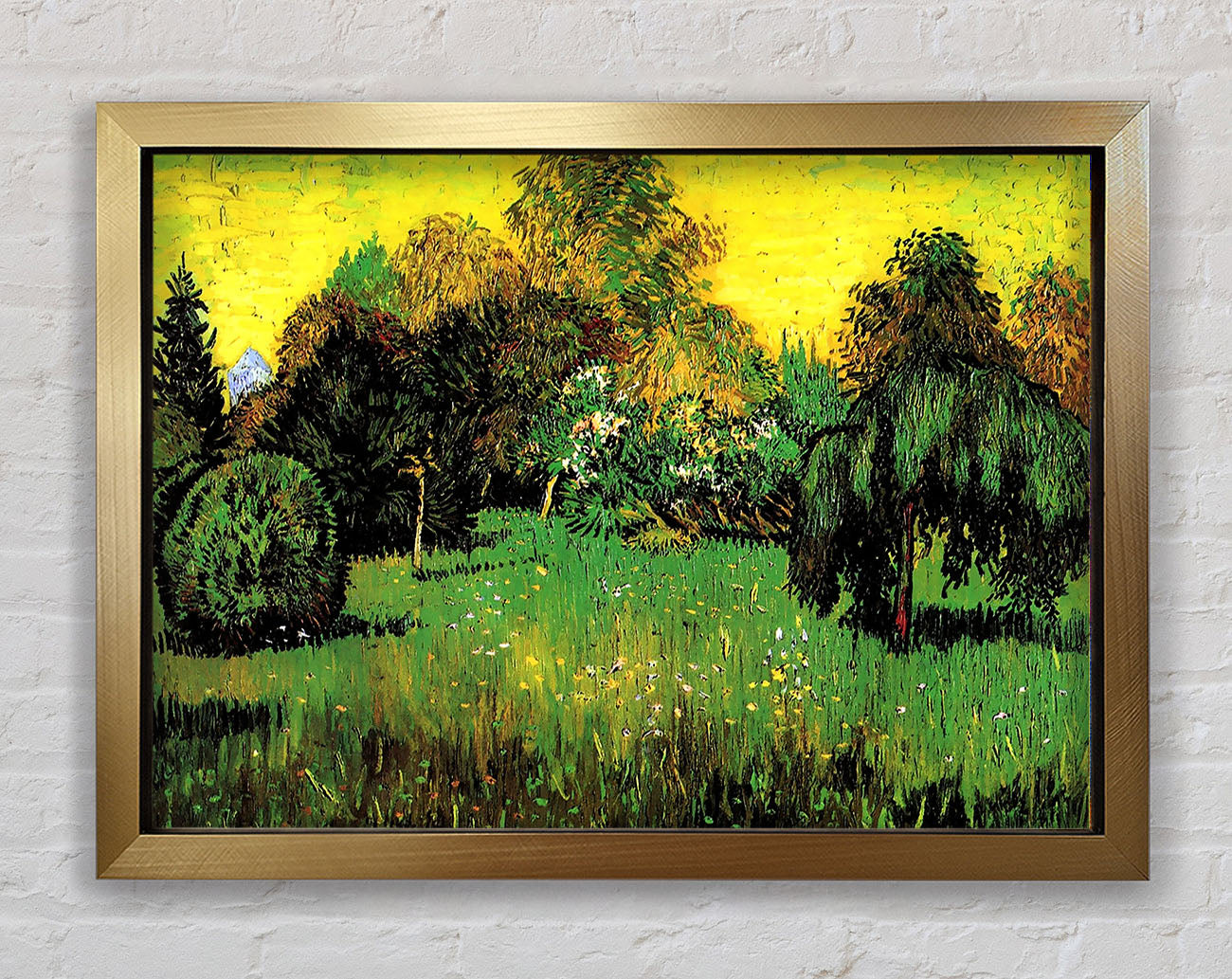 Van Gogh The Poets Garden Framed Print