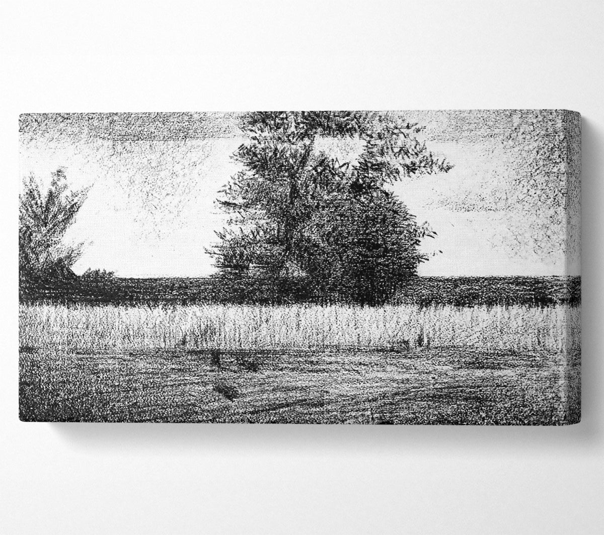 Seurat The Trees Canvas Wall Art