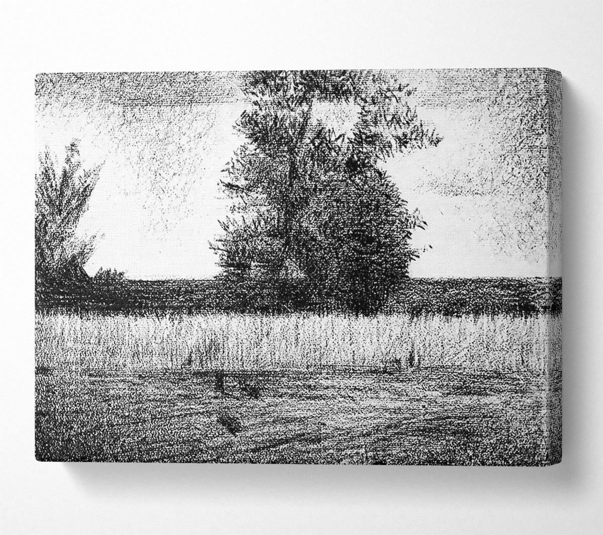 Seurat The Trees Canvas Wall Art