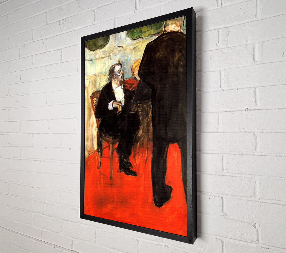 Toulouse Lautrec The Violinist Dancla Canvas Wall Art