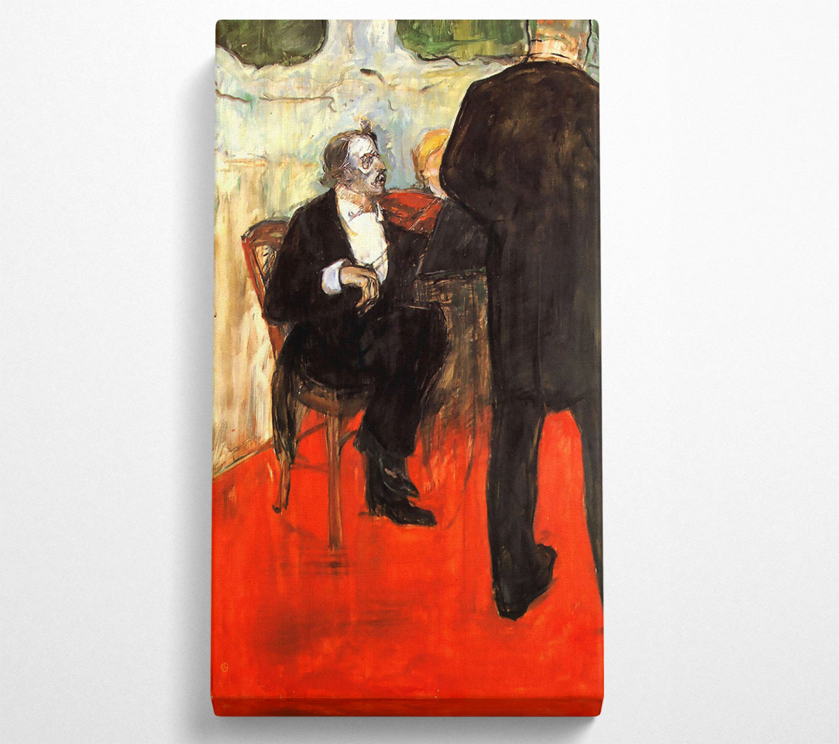 Toulouse Lautrec The Violinist Dancla Canvas Wall Art