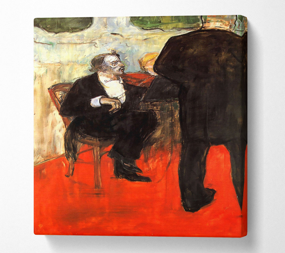Toulouse Lautrec The Violinist Dancla Canvas Wall Art