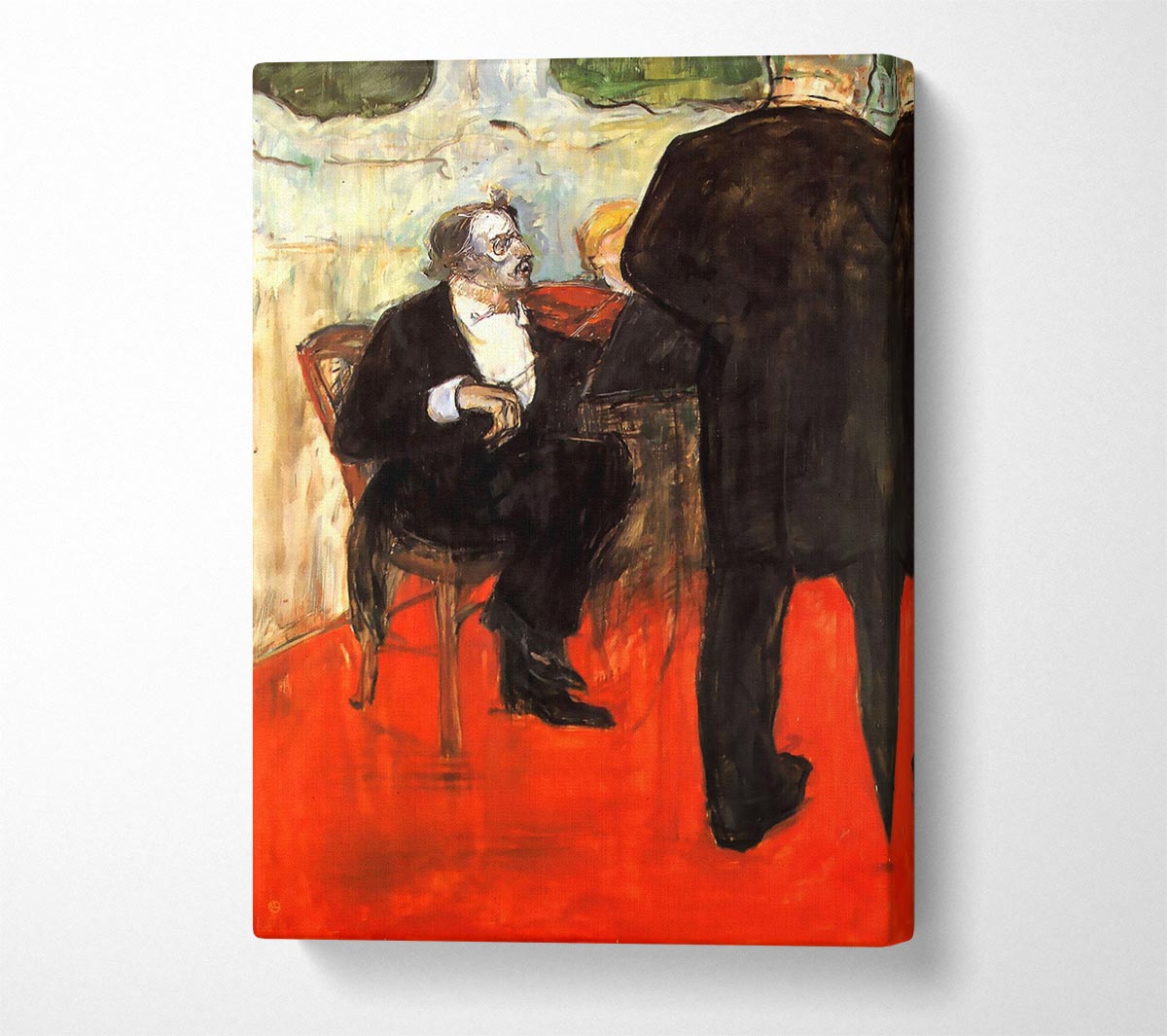 Toulouse Lautrec The Violinist Dancla Canvas Wall Art