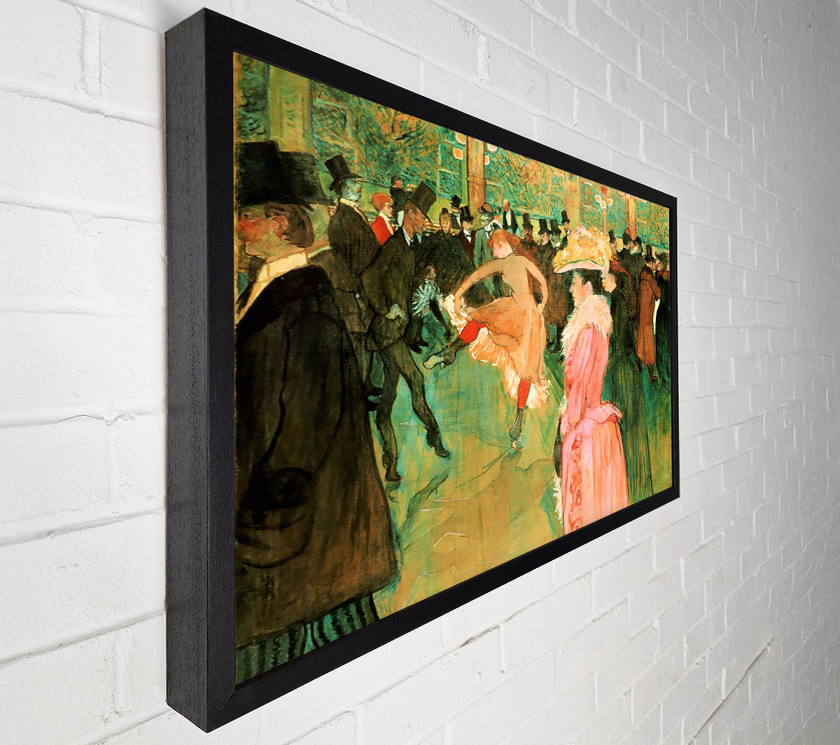 Toulouse Lautrec At The Moulin Rouge Canvas Wall Art