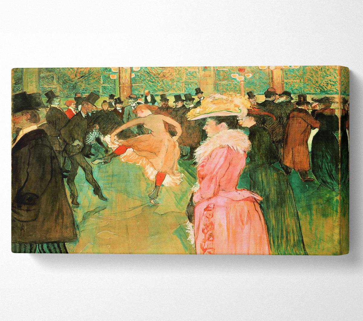Toulouse Lautrec At The Moulin Rouge Canvas Wall Art