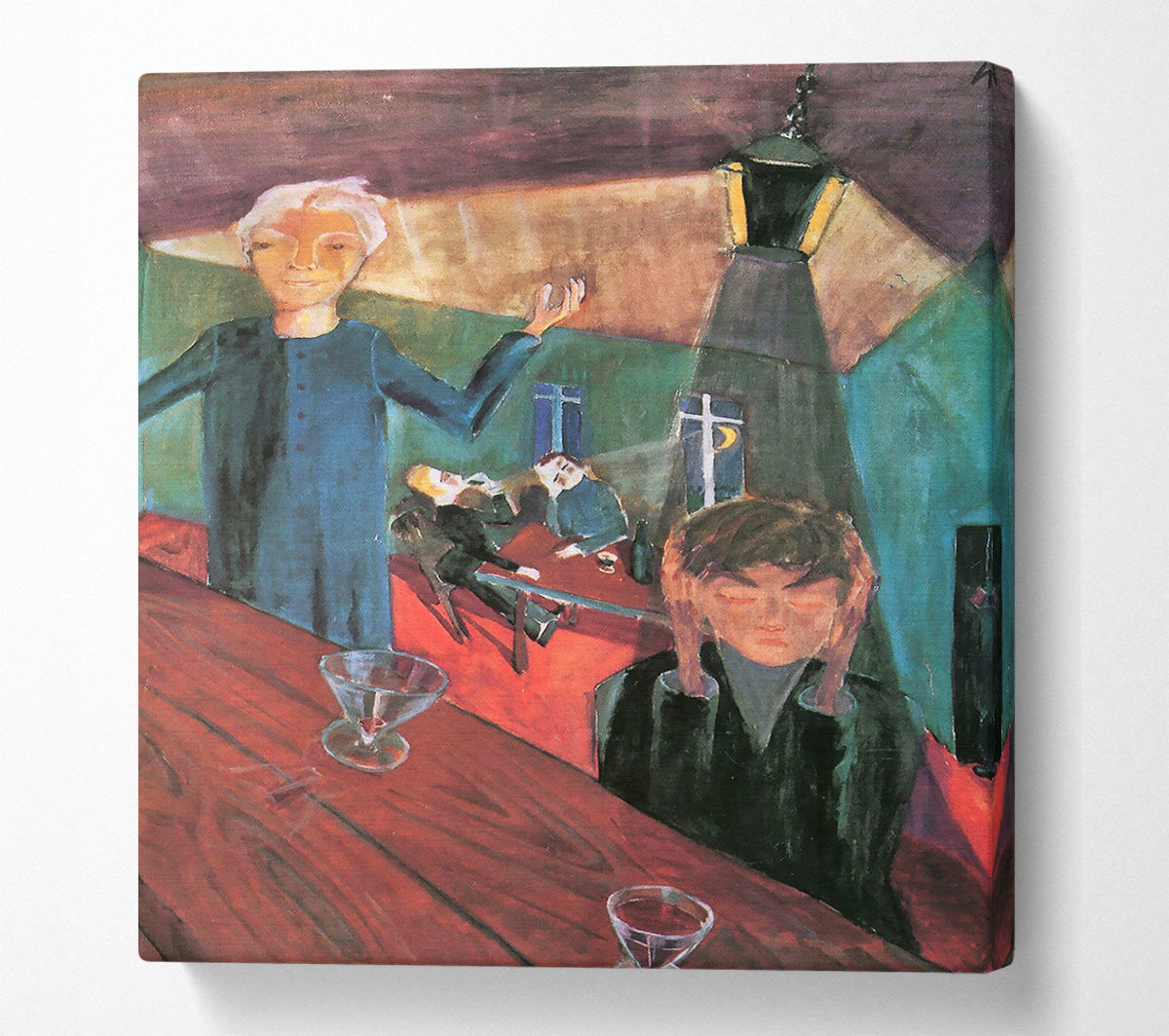 Walter Gramatte Trinker Canvas Wall Art