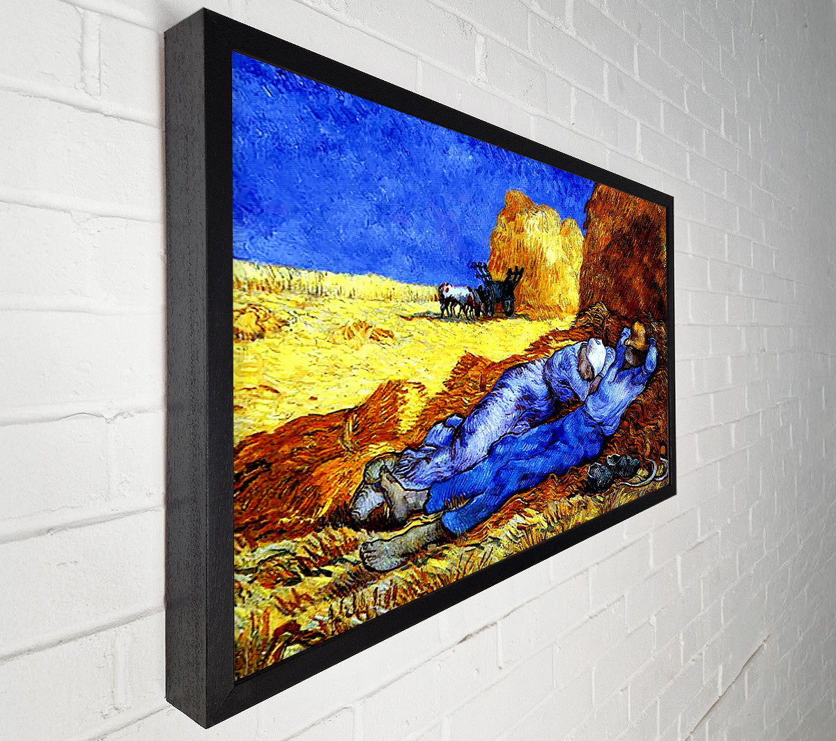 Vincent Van Gogh Time Of Work Canvas Wall Art