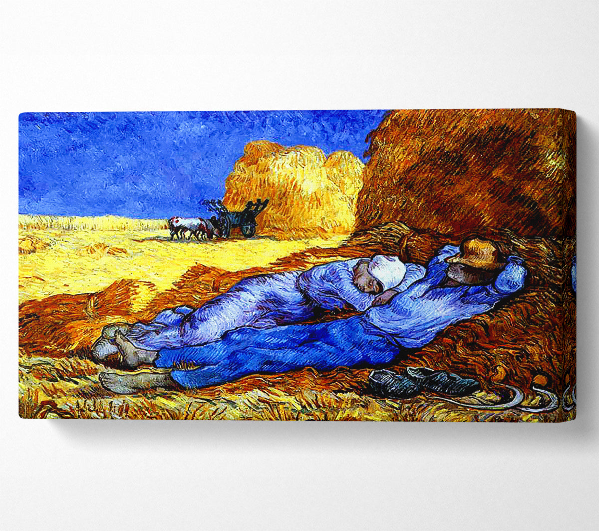 Vincent Van Gogh Time Of Work Canvas Wall Art
