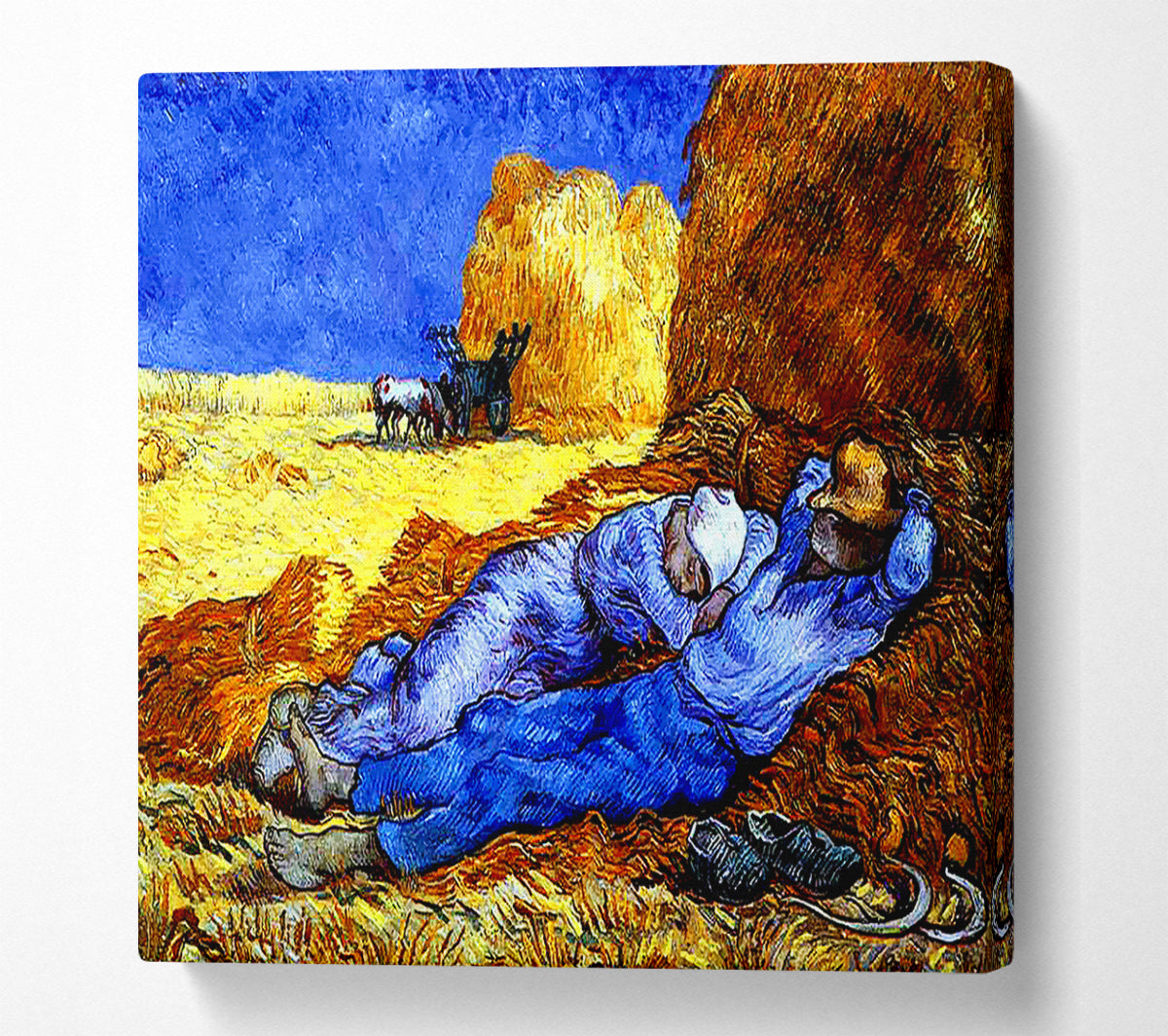 Vincent Van Gogh Time Of Work Canvas Wall Art